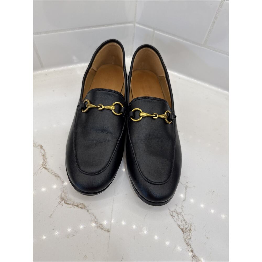 Kaitlyn Pan Tanya Buckled Two Way Loafer Black Sz 7.5